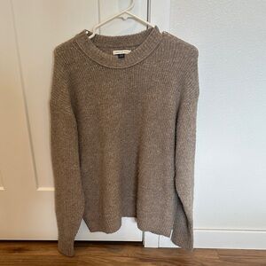 American Eagle Outfitters Women’s Crewneck Sweater - Taupe Brown